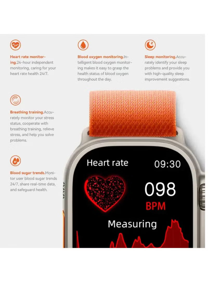 الساعة الذكية ألترا 2 AMOLED السلسلة 9